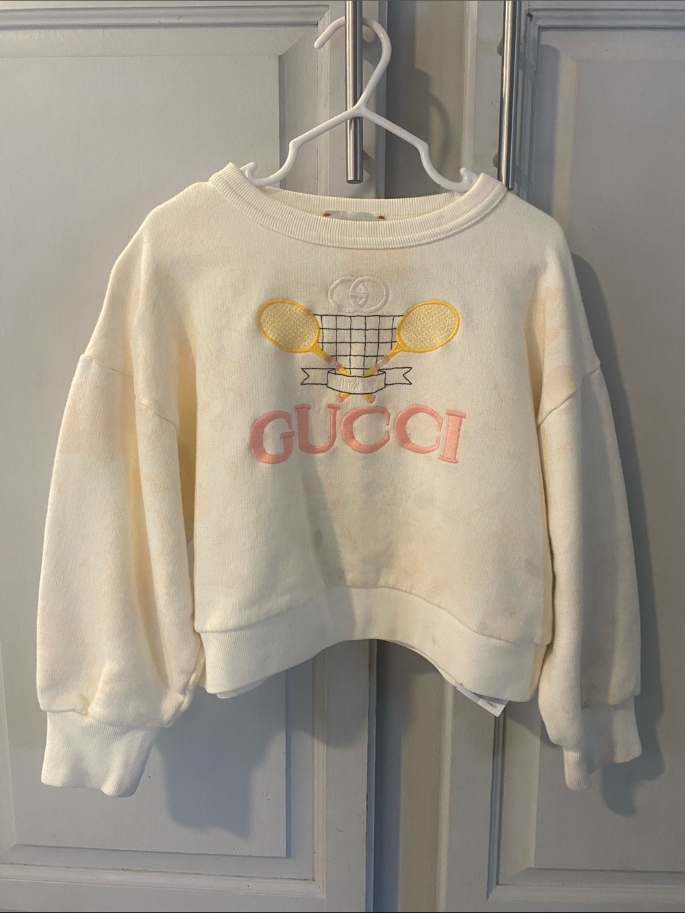 Rare Gucci cotton tennis racket sweater